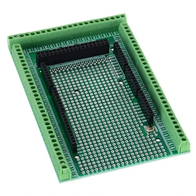 Image of Chesoon Prototype Screw Terminal Block Shield Board Kit, Pre soldered Shielding Circuit for Arduino MEGA 2560 R3