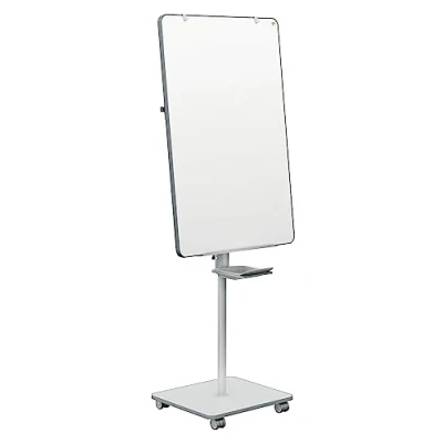 Image of Nobo Move Meet Mobile Magnetic Flipchart Easel 680x1040mm 1915644