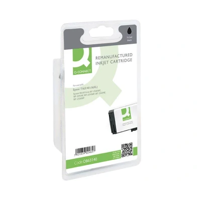 Image of Q Connect Epson 16XL Remanufactured Black Inkjet Cartridge High Yield