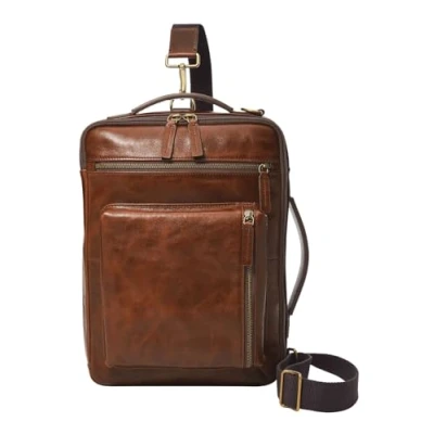 Image of Fossil Men&#039;s Buckner Commuter, Brown, Large