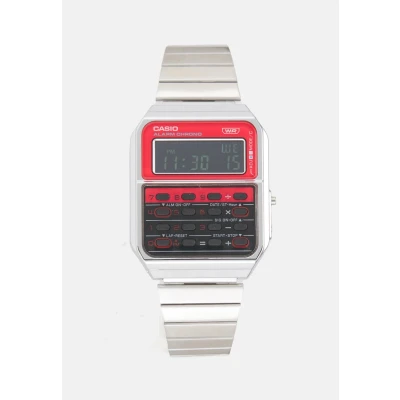 Image of Casio Heritage CA500 Unisex Digital watch, Size: One Size, Red