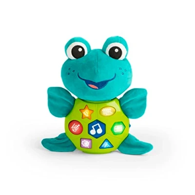 Image of Baby Einstein Ocean Explorers Pop &amp; Glow Starfish Light up Sensory Popper Toy, for Babies Ages 6 Months and