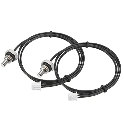 Image of sourcing map 2pcs 10K Temperature Sensor Probe, M8 NTC Thermal Probe Cable 50cm
