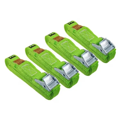 Image of Faithfull FAITDCAMSET4 Set of 4 Cam Buckle Tie Downs 5M Long x 25mm Wide
