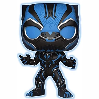 Image of Funko Pop Marvel: Black Panther Glow in Dark Walmart Exclusive