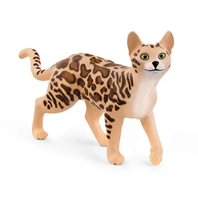 Image of SCHLEICH 13918 Bengal Cat Farm World Toy Figurine for children aged 3 8 Years