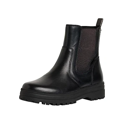 Image of Tamaris Women&#039;s Comfort Ankle Boot, Black (Black Nappa), 3.5 UK