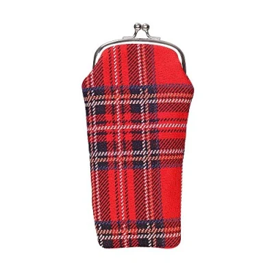 Image of Signare Tapestry Glasses Case for Women Eyeglass with Fashion Pattern Design (Royal Stewart Tartan, GPCH RSTT)