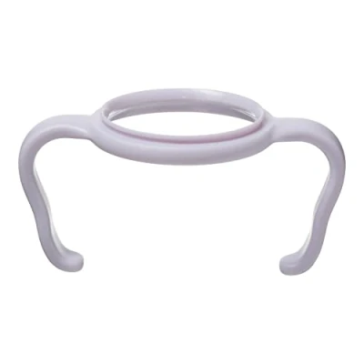 Image of b.box Baby Bottle Handles for 180ml and 240ml Bottles Ergonomic Non Slip Handle Grip, Dishwasher Safe (Peony)