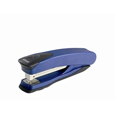 Image of Rexel Taurus Full Strip Stapler, 25 Sheet Capacity, Uses 24/6 and 26/ Staples, Metal Body, Black/Blue, 2100005