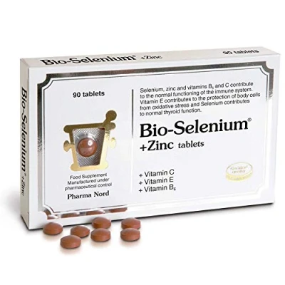 Image of Bio Selenium + Zinc (+ Vit C, E and B6) 90 Tablets Pharma Nord
