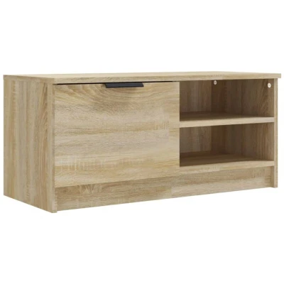 Image of vidaXL TV Cabinet Sonoma Oak 80x35x36.5 cm Engineered Wood