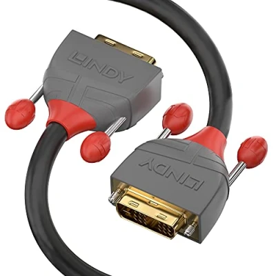 Image of LINDY 36223 DVI D Dual Link Cable Anthra Line Black, 3m