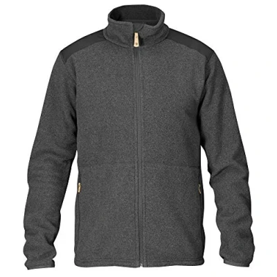 Image of Fjallraven Men&#039;s Sten Fleece, Dark Grey, X Small