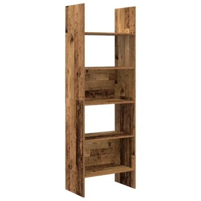 Image of vidaXL Book Cabinet Old wood 60 x 35 180 cm Engineered