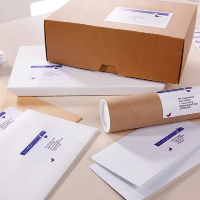 Image of Avery Addressing Labels Laser Recycled 2 per Sheet 199.6x143.5mm White