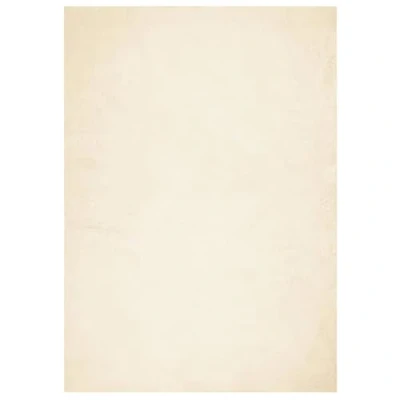 Image of vidaXL Cream Polyester Rug Non Slip Backing Modern Short Pile Area Carpet Soft Floor Mat for Living Room, Bedroom, Office Tested Harmful Substances 160x230 cm