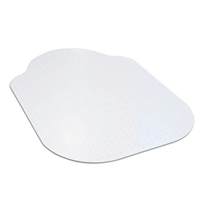 Image of Evolve 33&quot; x 44&quot; Clear Office Chair Mat with Rounded Corners for Low Pile Carpets, Made in The USA, C5B5003G