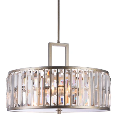 Image of Kyiv 5 Light Pendant Ceiling Champagne, E27
