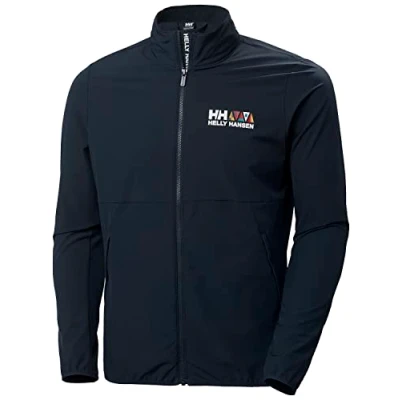 Image of Helly Hansen Mens Newport Softshell Jacket, Navy, XL EU