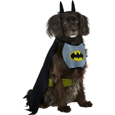 Image of Rubie&#039;s Official Batman Pet Dog Costume Halloween