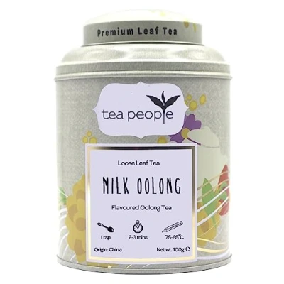Image of Tea People Milk Oolong 100g in Tin Caddy
