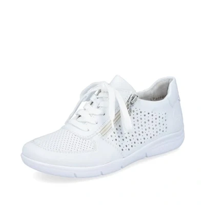 Image of Rieker Women&#039;s L7405 Lace up, White, 6 UK