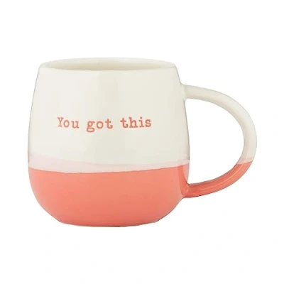 Image of Price &amp; Kensington You Got This Mug 340ml White/Pink