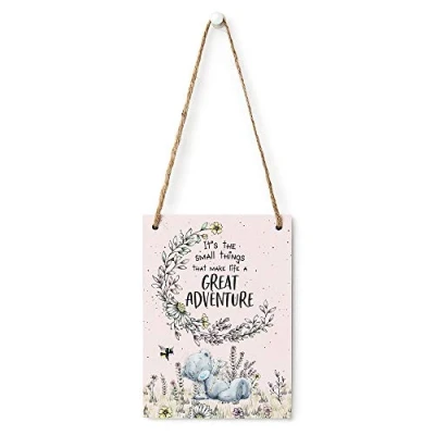 Image of Me to You Tatty Teddy &#039;Great Adventure&#039; Wooden Plaque Official Collection