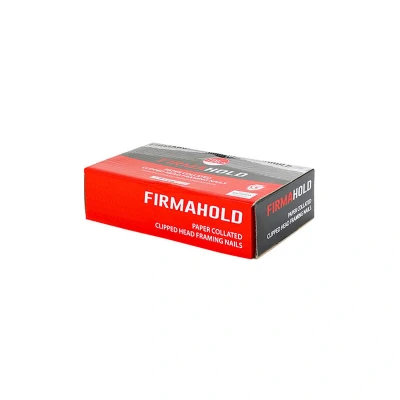 Image of TIMCO Firmahold Collated Clipped Head Nails Ring Shank 3.1 x 80 Stainless Steel Box of 1100