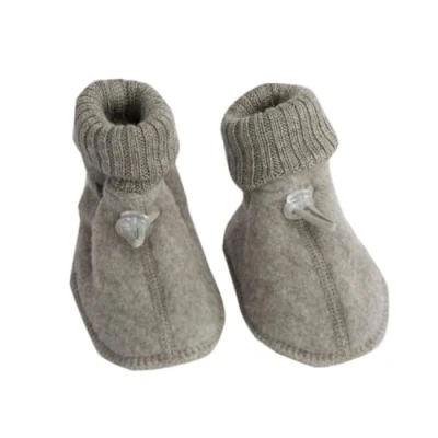 Image of Joha Baby Shoes 100% Wool Brown Size: 23/24 EU