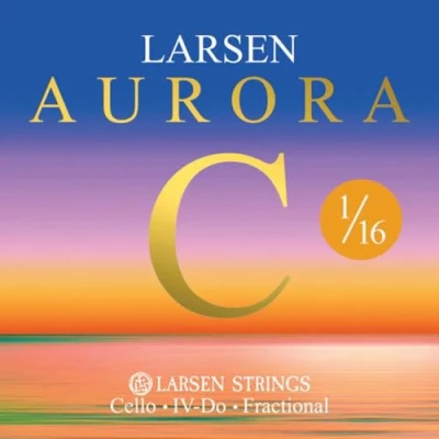 Image of Larsen Aurora Cello Strings Medium C 1/16