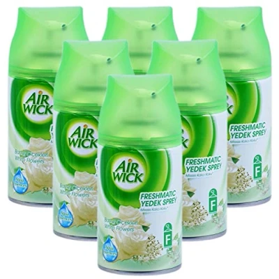 Image of 6 x Airwick Refills for Freshmatic Max &quot;White Flowers&quot; 250 ml
