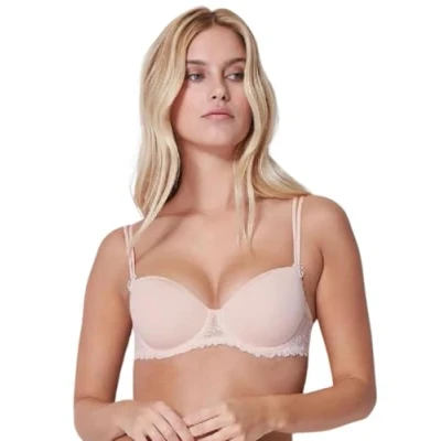 Image of Simone Perele Women&#039;s Delice 3D Molded Bra T Shirt, Blush, 34D