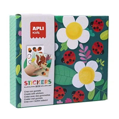 Image of APLI Kids Mariquita Ladybugs Set of Ladybugs, Caricature, 18362, White, Large