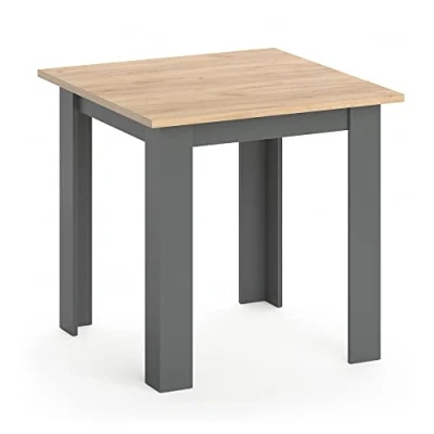 Image of Vicco Dining table Karlos, Gold power oak/Anthracite, 80 x cm