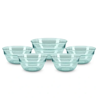 Image of Tower Fresco Reusable Plastic Serving Bowl Set