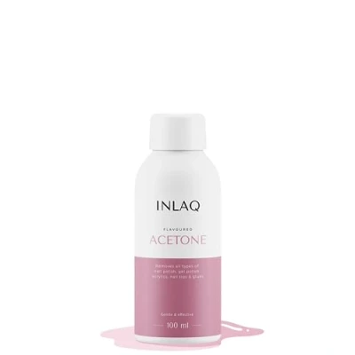 Image of INLAQ® Acetone Nail Polish Remover 100 ml bottle UV Gel LED Varnish