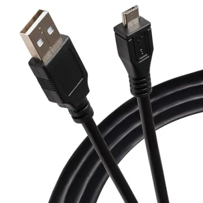 Image of Praktica USB A 2.0 to Micro B Camera Charging Cable 0.75m
