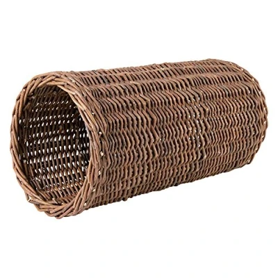 Image of Trixie Wicker Tunnel for Hamsters, Brown, 25 x 10 cm