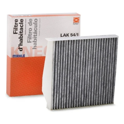 Image of 76888051 Pollen Filter MAHLE ORIGINAL LAK 54/1 Activated Carbon 273,0mm 242mm 43,0mm VOLVO: XC90 I, S60 V70 2