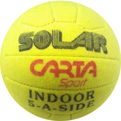 Image of Carta Sports Solar Indoor Play Football Five A Side Soccer Ball Fluo Yellow