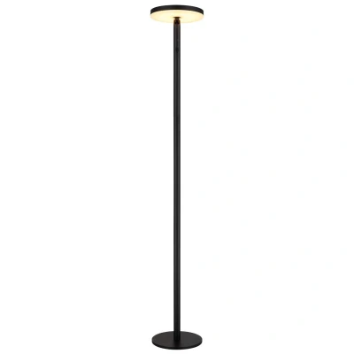 Image of Globo LED floor lamp 36508, black, aluminium, CCT, IP54