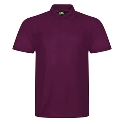Image of Pro RTX RX105 Polyester Polo Shirt Burgundy L