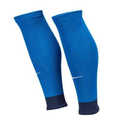 Image of Nike FQ8282 463 Strike Dri FIT Socks Unisex ROYAL BLUE/MIDNIGHT NAVY/WHITE Size S/M