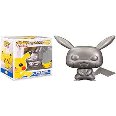 Image of Funko Pop Pokemon Figure Pikachu #353 25th Anniversary Celebrations Exclusieve Special Edition Toy