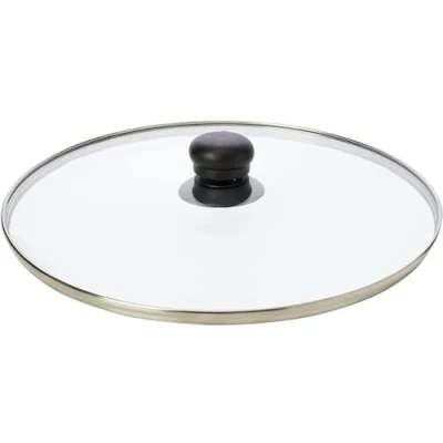Image of Ibili Glass Cover Prisma 36 cm, Transparent/Silver/Black, x 10 cm