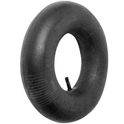 Image of Set Of 2 Wheelbarrow Inner Tube Straight Valve, 3.50 8 Rubber Innertube, Strong &amp; Durable Ideal For Wheel Barrows, Sack Truck, Carts, Trolleys