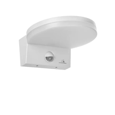 Image of Maclean MCE344 W Motion Sensor LED lamp. Featuring a PIR Sensor, it emits Neutral White Light (4000K) with 15W Power and 1560lm Brightness. Rated IP65