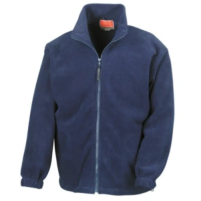 Image of Result Mens Full Zip Active Fleece Anti Pilling Jacket (M) (Navy Blue)